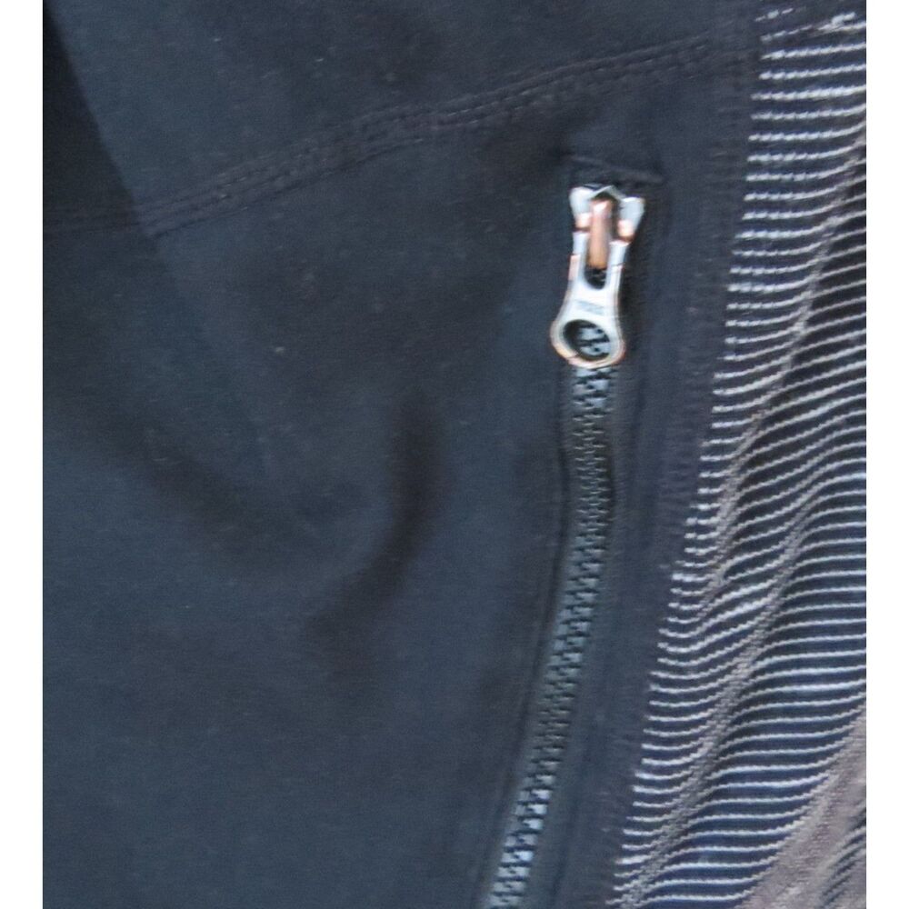 Zella Full zip hoodie  black/white  Small GUC - Picture 7 of 11
